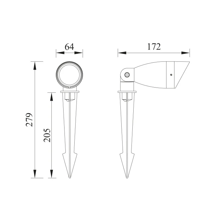 Ландшафтный светильник Natural Concepts Dwell NC-003731DZ-DG