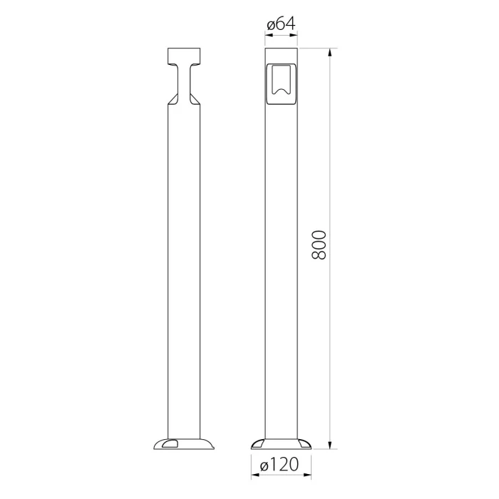 Фонарный столб Natural Concepts Dwell NC-003249-80-SB
