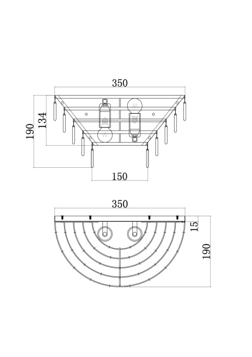 Бра Maytoni Mazzo MOD130WL-02G