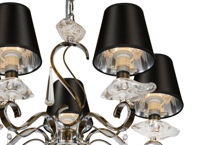 Подвесная люстра iLamp Stella RM1684/5 Хром