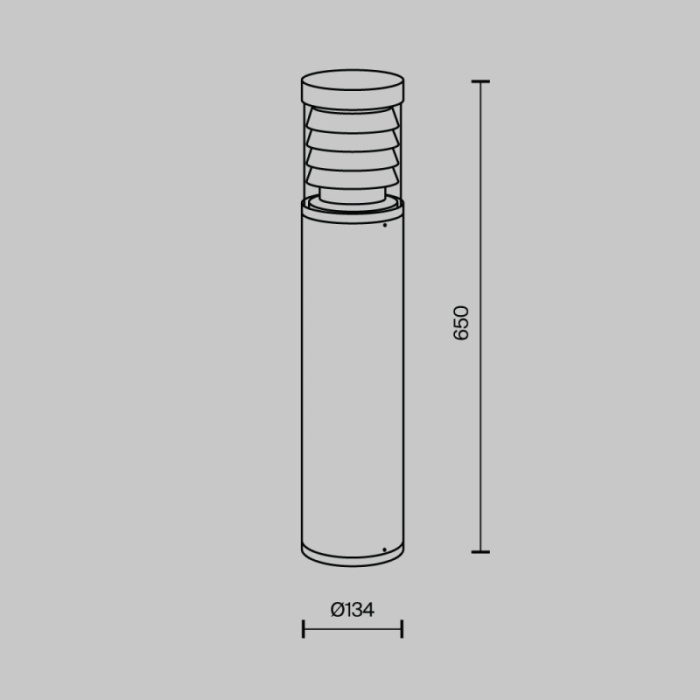 Садово-парковый светильник Maytoni O439FL-L12GF3K