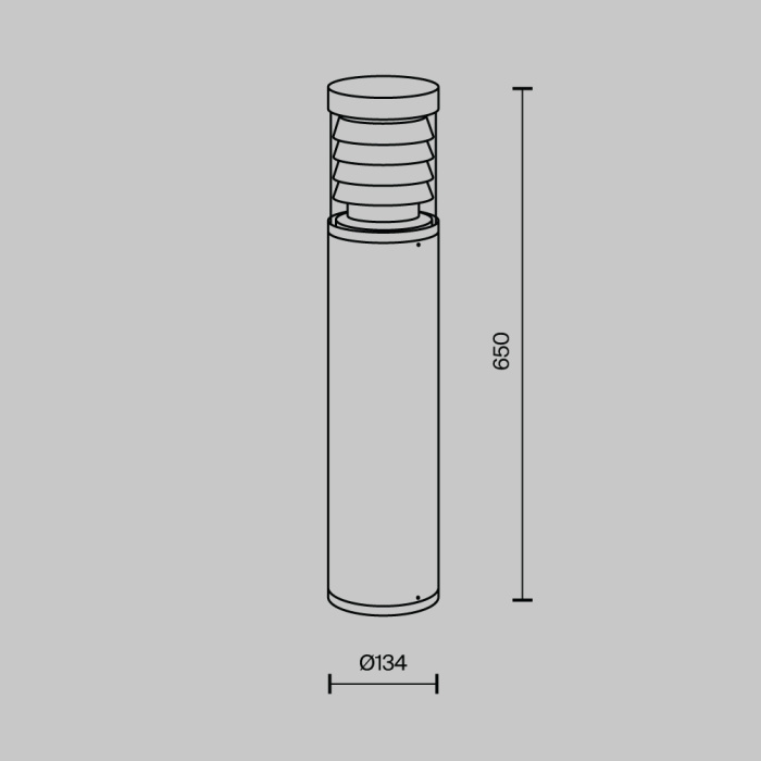 Садово-парковый светильник Maytoni Spir O439FL-L12GF3K