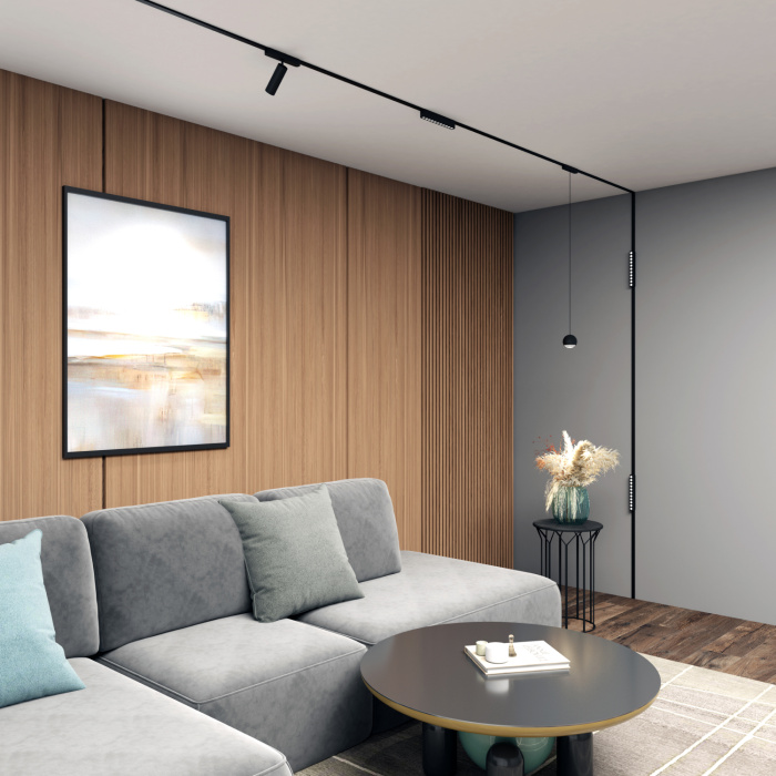 Светильник на шине Denkirs AIR GRILL DK5335-BK