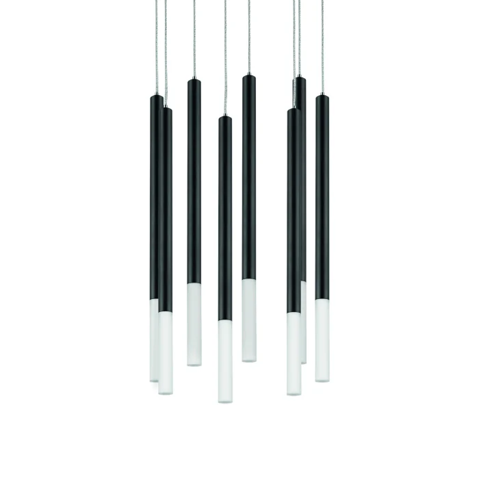 Подвесная люстра TUBO LED 40W 2000LM 360G ЧЕРНЫЙ 3000K Lightstar L8T747137