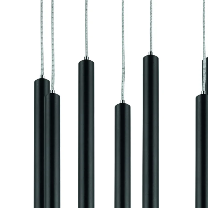 Подвесная люстра TUBO LED 40W 2000LM 360G ЧЕРНЫЙ 3000K Lightstar L8T747137