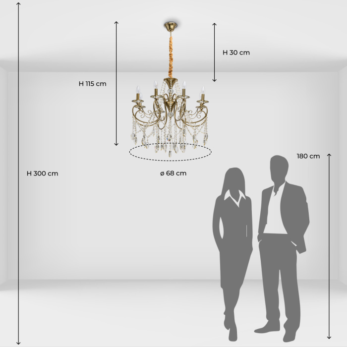 Люстра Селена MW-LIGHT 482016408