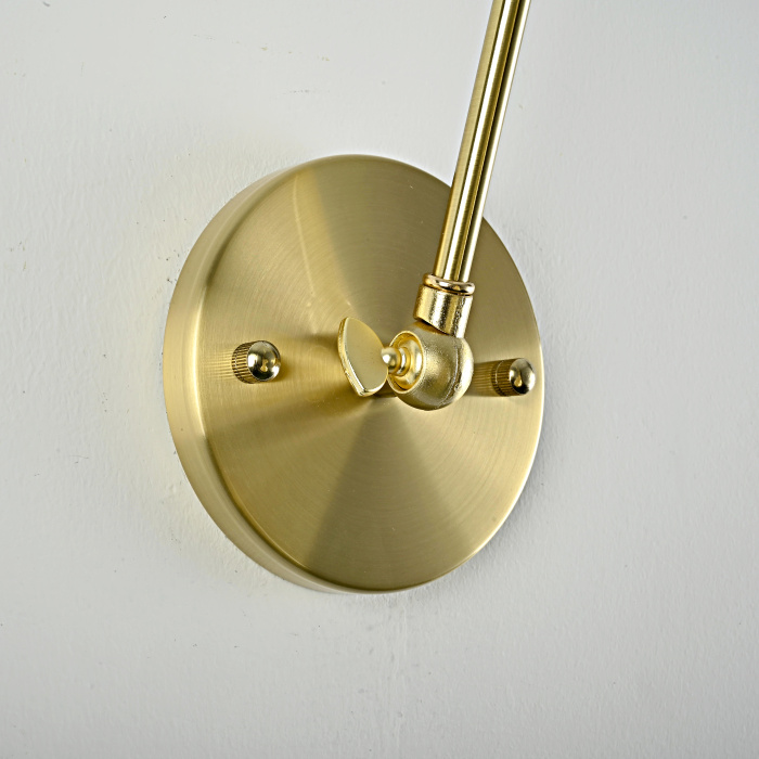 Бра Gloce Cone Shade Loft Industrial Metal Tall Gold ImperiumLoft