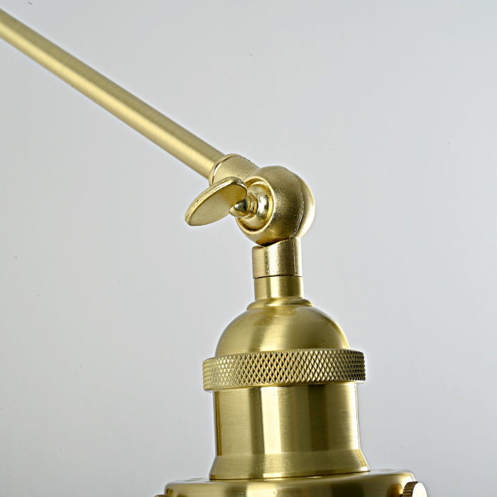 Бра Gloce Cone Shade Loft Industrial Metal Tall Gold ImperiumLoft