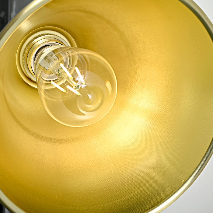 Бра Gloce Cone Shade Loft Industrial Metal Tall Gold ImperiumLoft