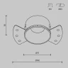 Встраиваемый светильник Maytoni Technical Share DL051-01-GU10-RD-WMG