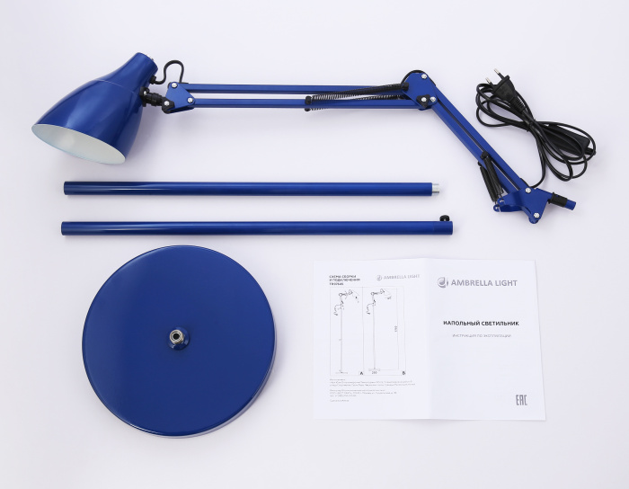 Светильник напольный с выключателем на проводе Ambrella light TR97647