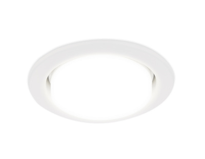 Встраиваемый точечный светильник GX53 Ambrella light G101 W