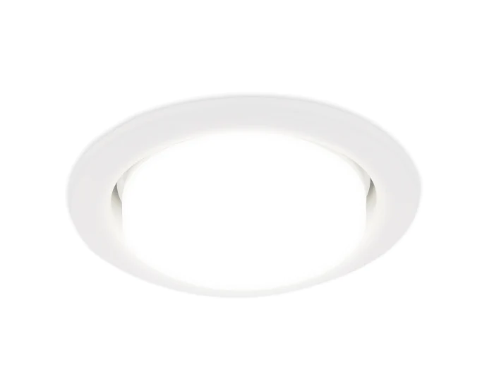 Встраиваемый точечный светильник GX53 Ambrella light G101 W