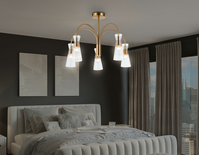 Люстра на штанге HIGH LIGHT AMBRELLA LIGHT LH55701