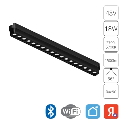 Магнитная трековая система Arte Lamp RAPID A2969PL-1BK