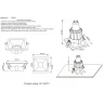 Светильник встроенный Crystal Lux CLT 007C1 WH