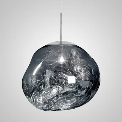 Подвесной светильник Tom Dixon Melt Pendant Silver D28 ImperiumLoft