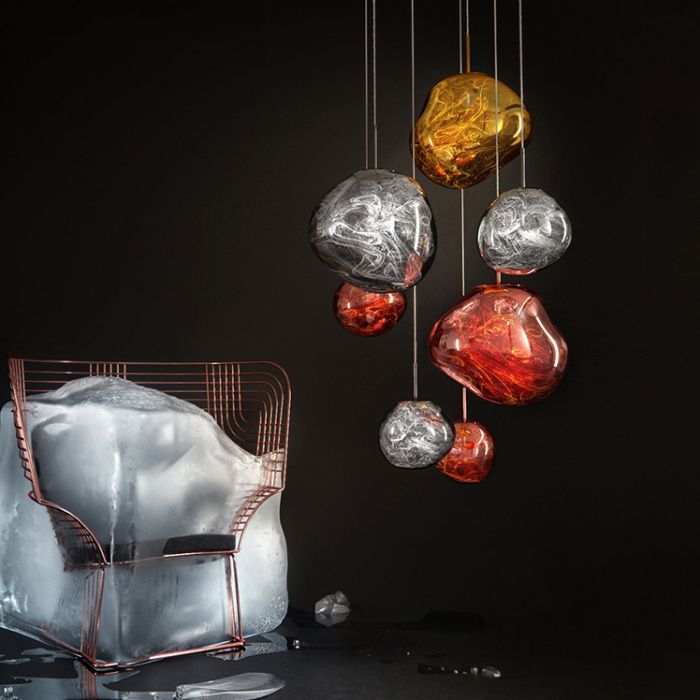 Подвесной светильник Tom Dixon Melt Pendant Silver D28 ImperiumLoft