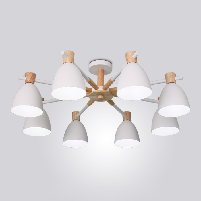 Потолочная люстра FOLKE 8 White ImperiumLoft