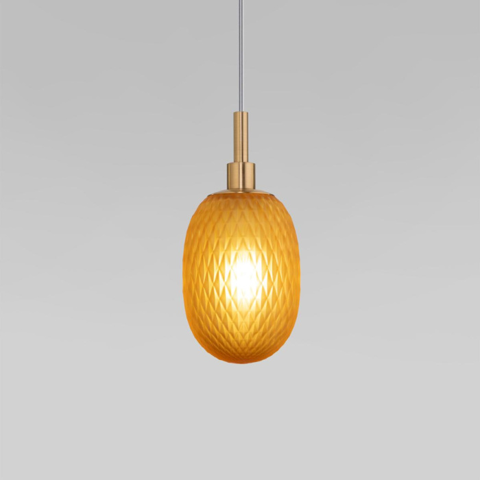 Подвесной светильник Eurosvet Pineapple 50266/1 янтарный