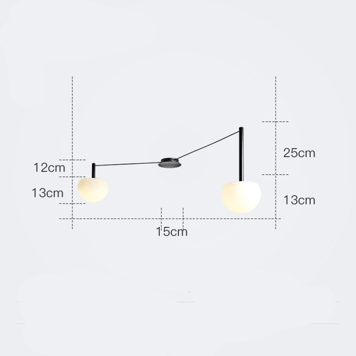 Потолочная люстра RANGEL L3 ImperiumLoft