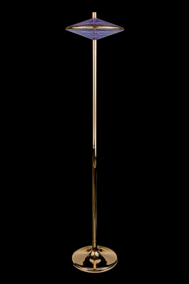 Торшер Leon Chantale LE3027/1F GD/BL