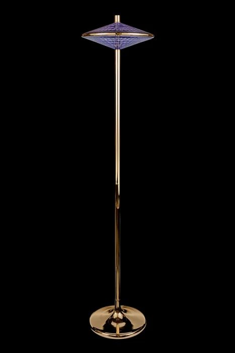 Торшер Leon Chantale LE3027/1F GD/BL