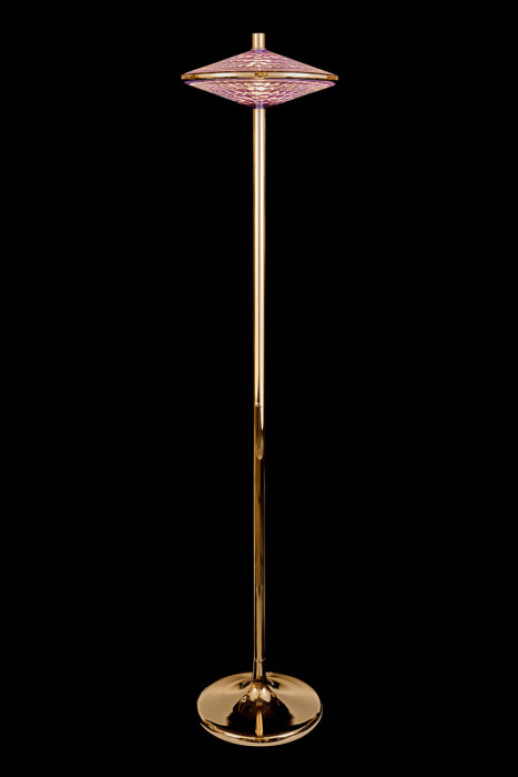 Торшер Leon Chantale LE3027/1F GD/BL