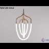 Светильник подвесной Crystal Lux PERA SP50W LED GOLD