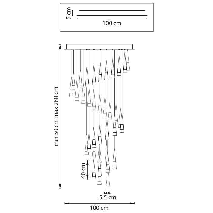 Подвес Cone Lightstar 757361