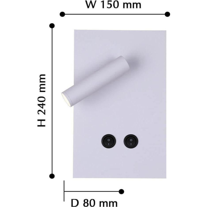 Светодиодный спот Favourite Illusio 2411-2W