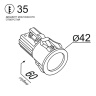 Встраиваемый светодиодный светильник Ledron SL74213 White