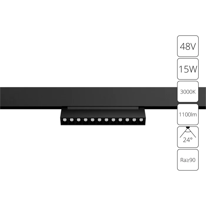 Магнитная трековая система Arte Lamp LINEA A4648PL-1BK