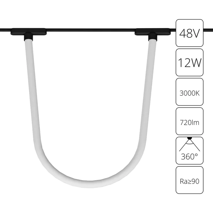 Магнитная трековая система Arte Lamp RAPID A1167PL-1BK