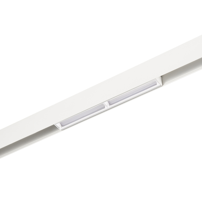 Магнитный трековый светильник Белый LED 1*12W 4000K 800Lm Ra>90 120° IP20 L220xW22xH46 ST804.546.12