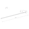 Настенный светильник Nowodvorski Arm Led L Black 10856