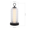 Прикроватная лампа ST-Luce черный/прозрачный LED 1*12W 4000K SL6144.404.01