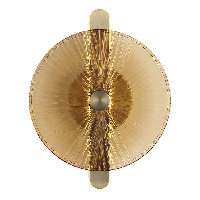 Светильник настенный ST-Luce бронза/янтарь LED 1*11W 4000K SL6141.311.01