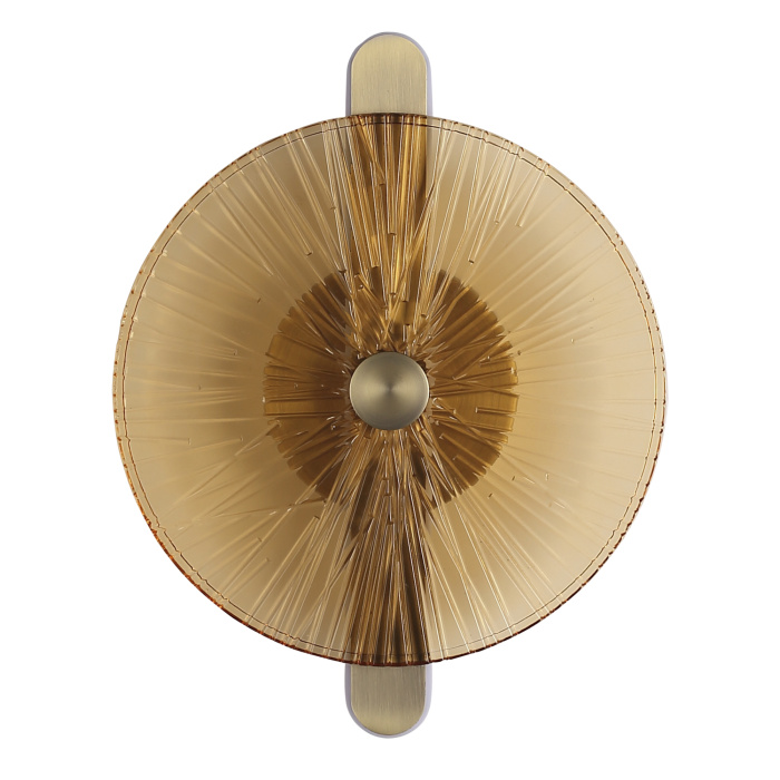 Светильник настенный ST-Luce бронза/янтарь LED 1*11W 4000K SL6141.311.01