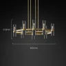 Подвесная люстра Delight Collection Ravelle MT8888-8H antique brass