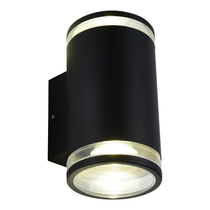 Светильник уличный настенный ST-Luce черный/белый GU10 2*50W SL9009.401.02