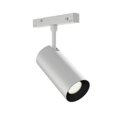 Трековый светильник белый LED 1*18W 4000K 2100Lm Ra>90 IP20 D55xH115 48V ST1365.546.18_DIM