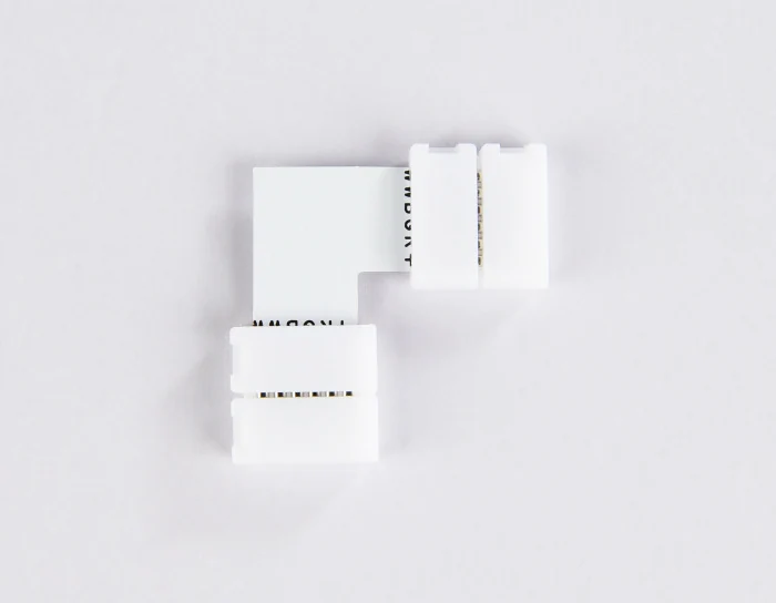 Соединитель угловой L для светодиодной ленты 5050 12/24V (6 конт.) GS6801 (10шт) Ambrella light GS6801