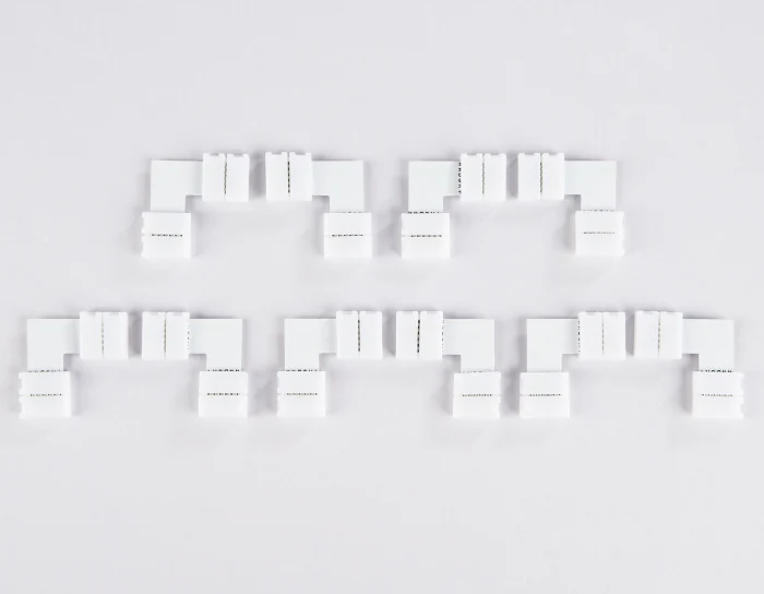 Соединитель угловой L для светодиодной ленты 5050 12/24V (6 конт.) GS6801 (10шт) Ambrella light GS6801