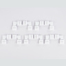 Соединитель угловой L для светодиодной ленты 5050 12/24V (6 конт.) GS6801 (10шт) Ambrella light GS6801