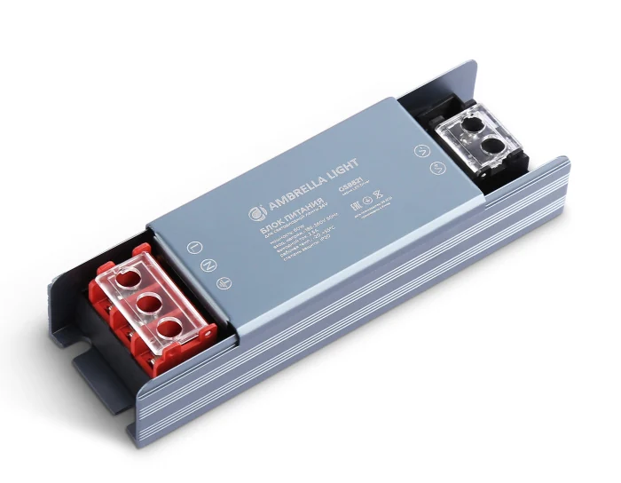 Блок питания для светодиодной ленты 24V 60W 2.5A IP20 185-260V 115*35*22 GS8821 Ambrella light GS8821