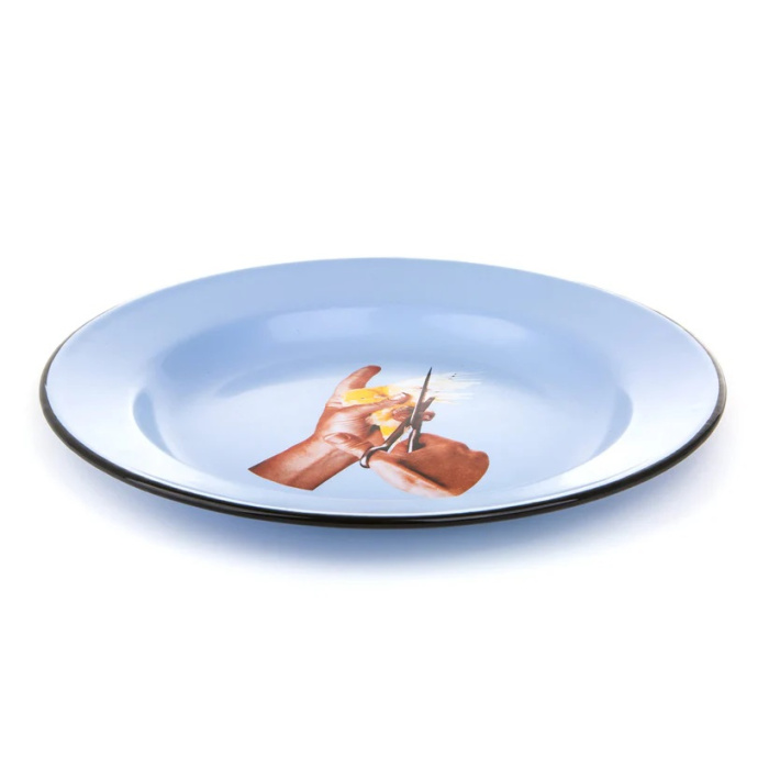 Тарелка Seletti Toiletpaper Enamel 16840