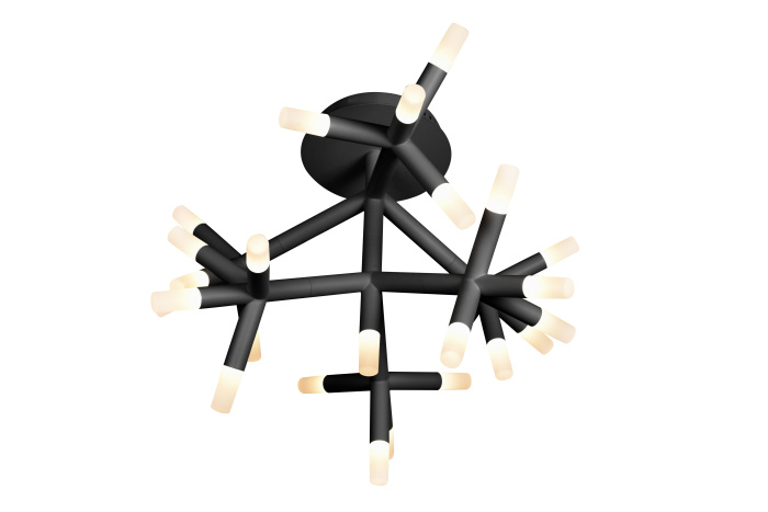 Потолочная люстра iLedex Savage FS-017-X25 BK