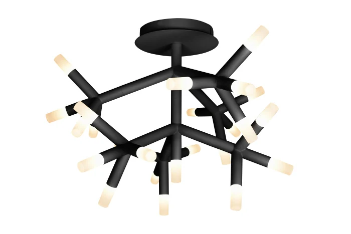 Потолочная люстра iLedex Savage FS-017-X25 BK