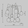 Каскадная люстра Maytoni Branch MOD176PL-12G